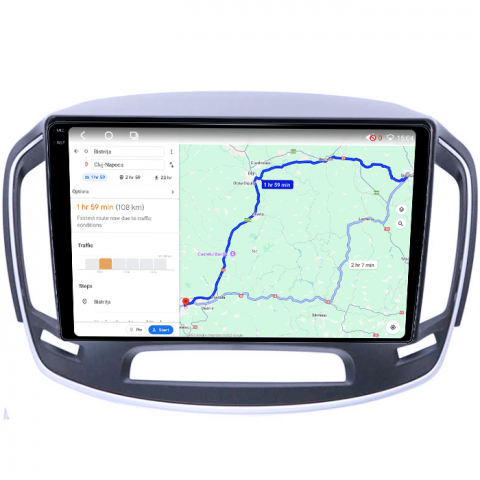 Navigatie dedicata Buick Regal 2014+, 4GB RAM 64GB ROM, Octacore, Android 14, Display QLED 1K 10", Carplay&Android Auto, SIM 4G, Ventilator Activ [3]