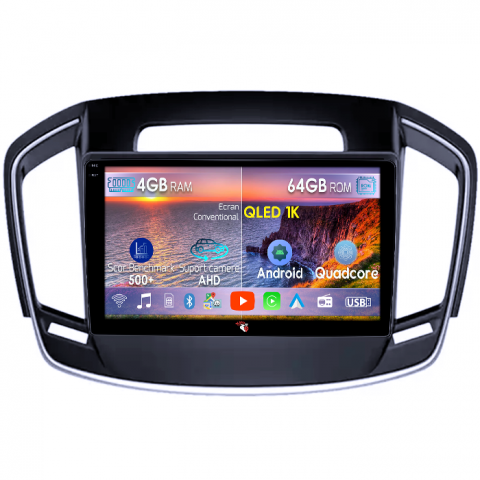 Buick Regal 2014+ - Navigatie dedicata Buick Regal 2014+, 4GB RAM 64GB ROM, Octacore, Android 14, Display QLED 1K 9", Carplay&Android Auto, SIM 4G, Ventilator Activ