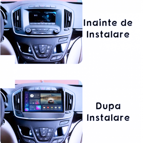 Navigatie dedicata Buick Regal 2014, 4GB RAM 64GB ROM, Quadcore, Android 14, Display QLED 1K 9", DSP, Carplay&Android Auto, Suport camere AHD [4]