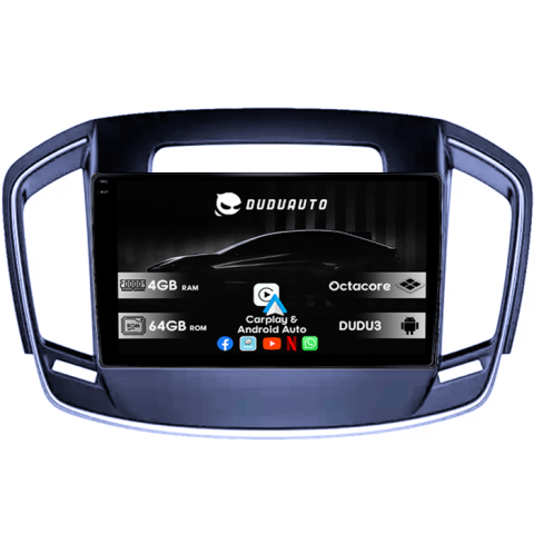 Navigatii Dedicate - Navigatie dedicata Buick Regal 2014 DUDU3, 4GB RAM 64GB ROM, Octacore, Platforma 8581, Android, Display QLED 9", DSP, Carplay&AndroidAuto