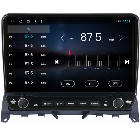 Navigatie dedicata C-Class 3 W204 2006-2011 Tesla cu butoane rotative model 2024, 4GB RAM 64GB ROM, Procesor Quadcore, Android 14, Display QLED 10", DSP, Carplay&Android Auto [3]