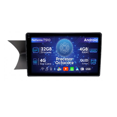 C-Class W204 2011-2014 - Navigatie dedicata C-Class W204 2011-2014, 4GB RAM 32GB ROM, Octacore, Android 14, Display QLED 9", DSP, Carplay&Android Auto, SIM 4G, Bluetooth, Ventilator Activ