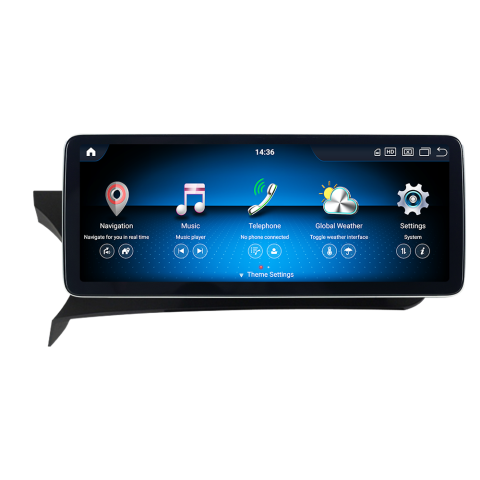 Mercedes-Benz - Navigatie dedicata C-Class W204 2011 - 2014, 8GB RAM 256GB ROM, Procesor Qualcomm Octacore, Android 14, Rezolutie 2K, Display QLED 10.25", DSP, Carplay&Android Auto, SIM 4G
