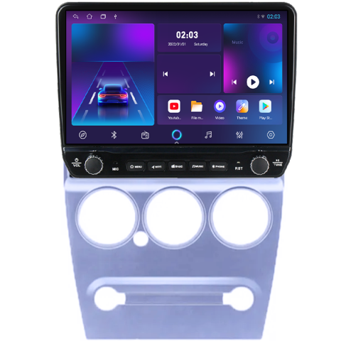 Navigatie dedicata Citroen C-Elysee 2008-2013 Tesla cu butoane rotative model 2024, 4GB RAM 64GB ROM, Procesor Quadcore, Android 14, Display QLED 10", DSP, Carplay&Android Auto [4]