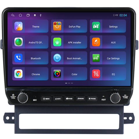 Navigatie dedicata Captiva 2008-2012 Tesla cu butoane rotative model 2024, 4GB RAM 64GB ROM, Procesor Quadcore, Android 14, Display QLED 10", DSP, Carplay&Android Auto [3]