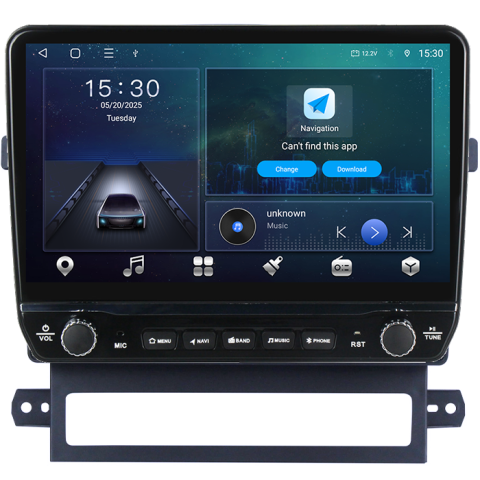 Navigatie dedicata Captiva 2008-2012 Tesla cu butoane rotative model 2024, 4GB RAM 64GB ROM, Procesor Quadcore, Android 14, Display QLED 10", DSP, Carplay&Android Auto [7]