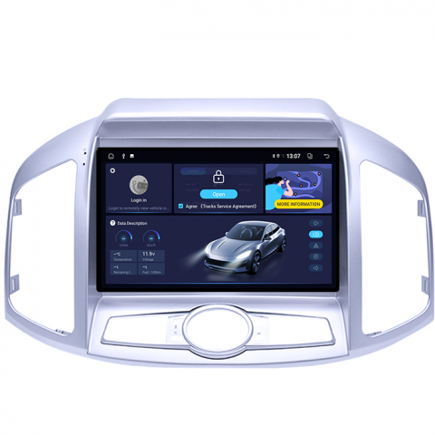 Navigatie dedicata Captiva 2012-2017, 8GB RAM 128GB ROM, Octacore, Platforma TS18, Android 13, Display QLED 9”, Suporta camera 360º, DSP, Carplay&Android Auto, SIM 4G, Ventilator Activ [3]