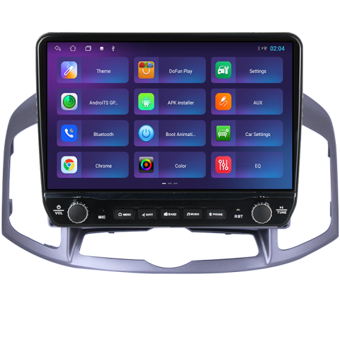 Navigatie dedicata Captiva 2012-2017 Tesla cu butoane rotative model 2024, 4GB RAM 64GB ROM, Procesor Quadcore, Android 14, Display QLED 10", DSP, Carplay&Android Auto [3]