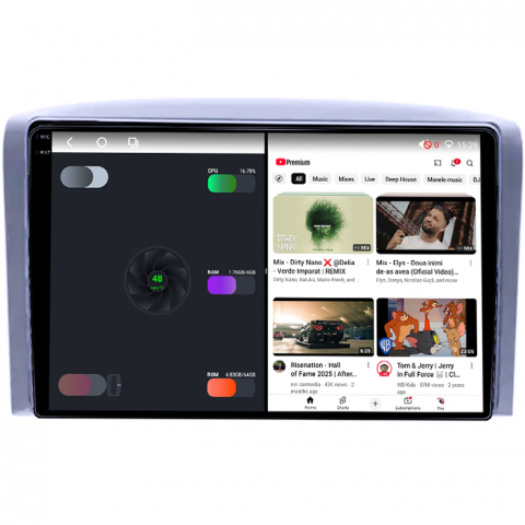 Navigatie dedicata Chevrolet 2006/Lova/Captiva/Centra/Aveo/Epica, 4GB RAM 64GB ROM, Octacore, Android 14, Display QLED 1K 9", Carplay&Android Auto, SIM 4G, Ventilator Activ [2]