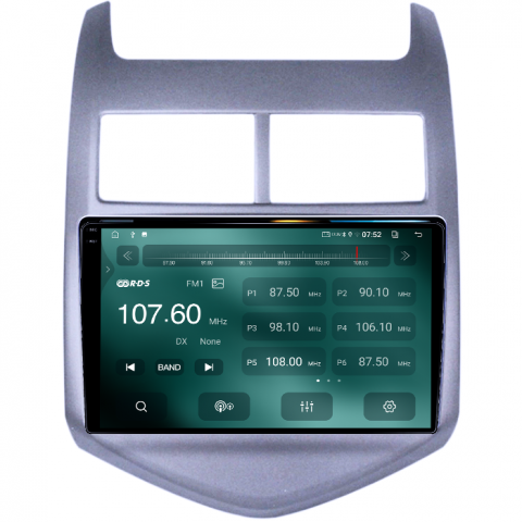 Navigatie dedicata Chevrolet Aveo 2010-2015, 4GB RAM 64GB ROM, Quadcore, Android 14, Display QLED 1K 9", DSP, Carplay&Android Auto, Suport camere AHD [2]