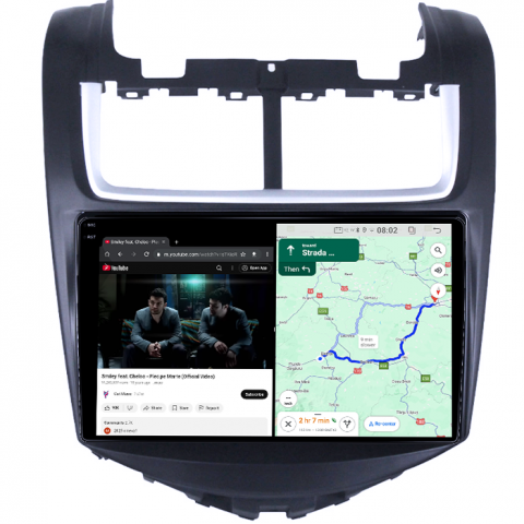 Navigatie dedicata Chevrolet Aveo 2014-2017, 4GB RAM 64GB ROM, Quadcore, Android 14, Display QLED 1K 9", DSP, Carplay&Android Auto, Suport camere AHD [3]