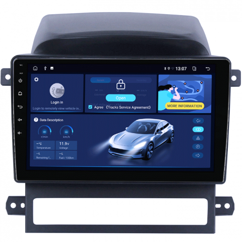 Navigatie dedicata Chevrolet Captiva 2008-2012 , 4GB RAM 32GB ROM, Octacore, Android 14, Display QLED 1K 9", DSP, Carplay&Android Auto, SIM 4G, Bluetooth, Ventilator Activ [3]