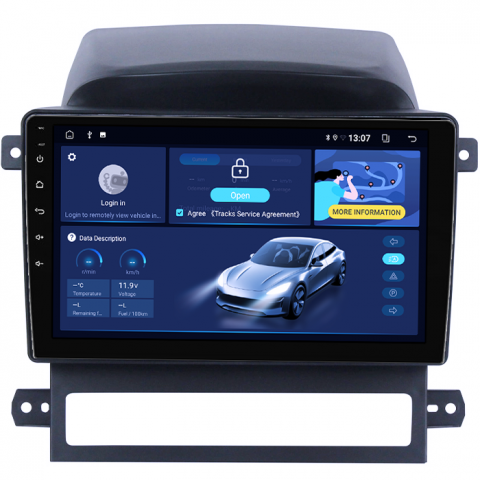 Navigatie dedicata Chevrolet Captiva 2008-2012, 8GB RAM 128GB ROM, Octacore, Platforma TS18, Android 13, Display QLED 9”, Suporta camera 360º, DSP, Carplay&Android Auto, SIM 4G, Ventilator Activ [3]