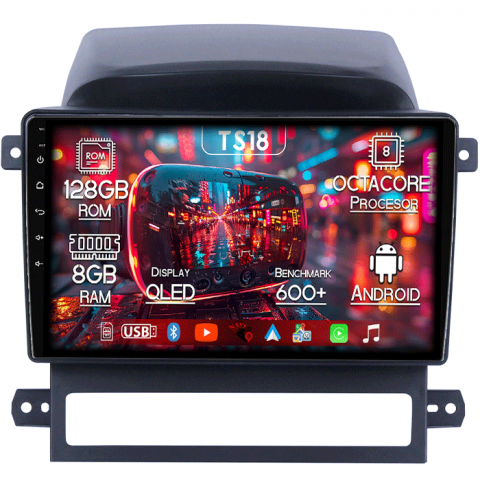 Captiva 2008-2012 - Navigatie dedicata Chevrolet Captiva 2008-2012, 8GB RAM 128GB ROM, Octacore, Platforma TS18, Android 13, Display QLED 9”, Suporta camera 360º, DSP, Carplay&Android Auto, SIM 4G, Ventilator Activ