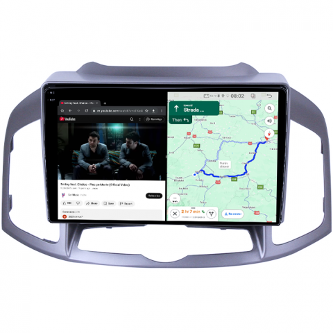 Navigatie dedicata Chevrolet Captiva 2012-2017, 4GB RAM 64GB ROM, Quadcore, Android 14, Display QLED 1K 9", DSP, Carplay&Android Auto, Suport camere AHD [3]