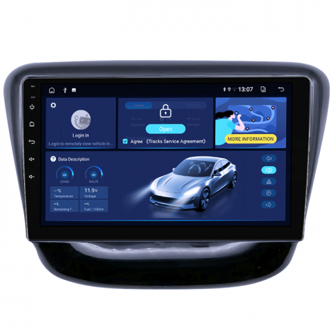 Navigatie dedicata Chevrolet Cavalier 2016, 4GB RAM 32GB ROM, Octacore, Android 14, Display QLED 1K 9", DSP, Carplay&Android Auto, SIM 4G, Bluetooth, Ventilator Activ [3]