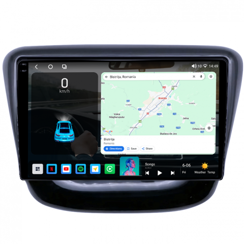 Navigatie dedicata Chevrolet Cavalier 2016, 4GB RAM 64GB ROM, Octacore, Android 14, Display QLED 1K 9", Carplay&Android Auto, SIM 4G, Ventilator Activ [1]