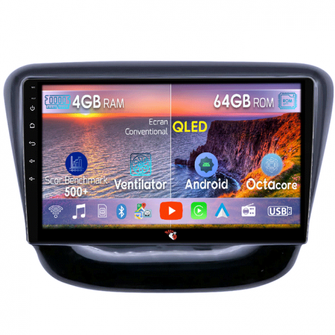 Chevrolet Cavalier 2016 - Navigatie dedicata Chevrolet Cavalier 2016, 4GB RAM 64GB ROM, Octacore, Android 13, Display QLED 9", DSP, Carplay, Android Auto, Internet, Youtube, Waze, WIFI, Bluetooth