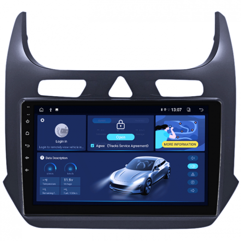 Navigatie dedicata Chevrolet Cobalt 2011-2018, 4GB RAM 32GB ROM, Octacore, Android 14, Display QLED 1K 9", DSP, Carplay&Android Auto, SIM 4G, Bluetooth, Ventilator Activ [3]