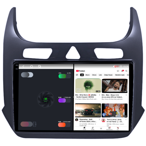 Navigatie dedicata Chevrolet Cobalt 2011-2018, 4GB RAM 64GB ROM, Procesor Qualcomm Octacore, Android 14, Rezolutie 2K, Display QLED 9", DSP, Carplay&Android Auto, SIM 4G [4]