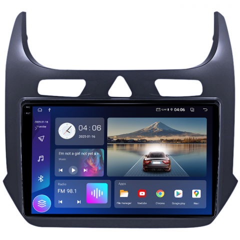 Navigatie dedicata Chevrolet Cobalt 2011-2018, 4GB RAM 64GB ROM, Quadcore, Android 14, Display QLED 1K 9", DSP, Carplay&Android Auto, Suport camere AHD [1]