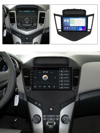 Navigatie dedicata Chevrolet Cruze 2009-2014, 4GB RAM 32GB ROM, Octacore, Android 14, Display QLED 1K 9", DSP, Carplay&Android Auto, SIM 4G, Bluetooth, Ventilator Activ [4]