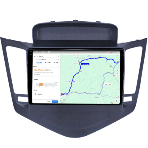 Navigatie dedicata Chevrolet Cruze 2009-2014, 4GB RAM 64GB ROM, Procesor Qualcomm Octacore, Android 14, Rezolutie 2K, Display QLED 9", DSP, Carplay&Android Auto, SIM 4G [5]