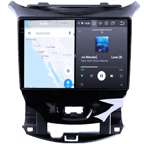 Navigatie dedicata Chevrolet Cruze 2017, 12GB RAM 256GB ROM, Android 13, Rezolutie 2K, Display QLED, 9", DSP, Carplay, Android Auto, Internet, Youtube, Waze, Wi Fi, USB [2]