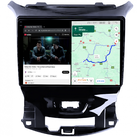 Navigatie dedicata Chevrolet Cruze 2017, 4GB RAM 64GB ROM, Quadcore, Android 14, Display QLED 1K 9", DSP, Carplay&Android Auto, Suport camere AHD [3]