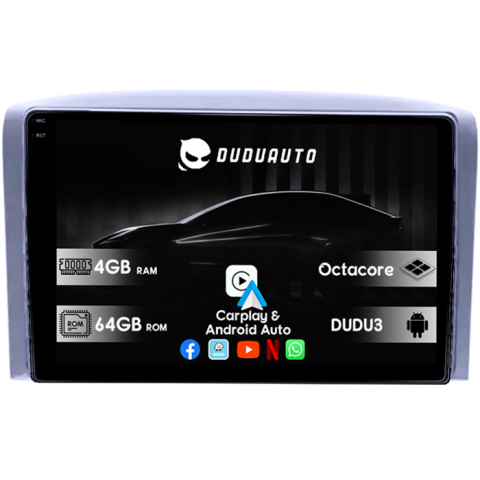 Navigatii Dedicate - Navigatie dedicata Chevrolet 2006/Lova/Captiva/Centra/Aveo/Epica DUDU3, 4GB RAM 64GB ROM, Octacore, Platforma 8581, Android, Display QLED 9", DSP, Carplay&AndroidAuto