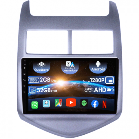 Chevrolet - (Resigilata) Navigatie dedicata Chevrolet Cruze Aveo 2008-2015, 2GB RAM 32GB ROM, Android 13, Display 9 inch ,Internet , Aplicatii , Waze , Wi Fi , Usb , Bluetooth , Mirrorlink, Full HD