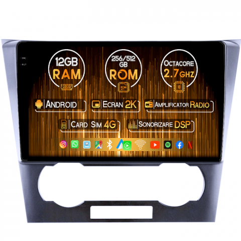 Epica 2006-2012 - Navigatie dedicata Chevrolet Epica 2006-2012, 12GB RAM 256GB ROM, Android 13, Rezolutie 2K, Display QLED, 9", DSP, Carplay, Android Auto, Internet, Youtube, Waze, Wi Fi, USB