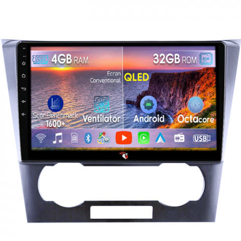 Epica 2006-2012 - Navigatie dedicata Chevrolet Epica 2006-2012, 4 GB RAM 32 ROM, Android 13, Display QLED 1K, 9",DSP, Carplay, Android Auto, Internet, Youtube , Waze , Wi Fi , Usb , Bluetooth , Mirrorlink