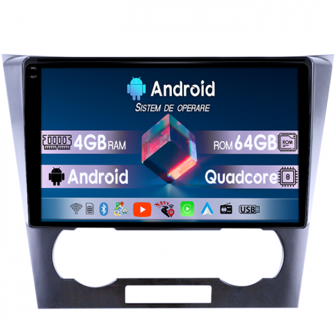 Epica 2006-2012 - Navigatie dedicata Chevrolet Epica 2006-2012, 4GB RAM 64GB ROM, Quadcore, Android 14, Display QLED 1K 9", DSP, Carplay&Android Auto, Suport camere AHD