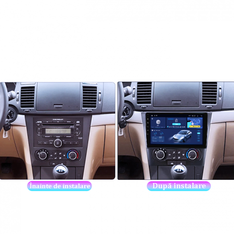 Navigatie dedicata Chevrolet Epica 2006-2012, 8GB RAM 128GB ROM, Octacore, Platforma TS18, Android 13, Display QLED 9”, Suporta camera 360º, DSP, Carplay&Android Auto, SIM 4G, Ventilator Activ [4]