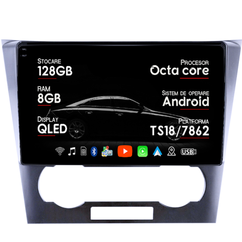 Epica 2006-2012 - Navigatie dedicata Chevrolet Epica 2006-2012, 8GB RAM 128GB ROM, Octacore, Platforma TS18, Android 13, Display QLED 9”, Suporta camera 360º, DSP, Carplay&Android Auto, SIM 4G, Ventilator Activ