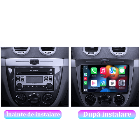 Navigatie dedicata Chevrolet Lacetti 2004-2013, 4GB RAM 64GB ROM, Procesor Qualcomm Octacore, Android 14, Rezolutie 2K, Display QLED 10", DSP, Carplay&Android Auto, SIM 4G [6]