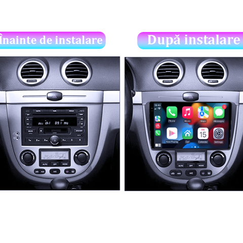 Navigatie dedicata Chevrolet Lacetti 2004-2013,4GB RAM 64GB ROM, Procesor Qualcomm Octacore, Android 14, Rezolutie 2K, Display QLED 9", DSP, Carplay&Android Auto, SIM 4G [6]