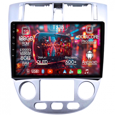 Lacetti Buick Excelle - Navigatie dedicata Chevrolet Lacetti 2004-2013, 8GB RAM 128GB ROM, Octacore, Platforma TS18, Android 13, Display QLED 10”, Suporta camera 360º, DSP, Carplay&Android Auto, SIM 4G, Ventilator Activ