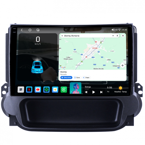 Navigatie dedicata Chevrolet Malibu 2012-2015, 4GB RAM 64GB ROM, Octacore, Android 14, Display QLED 1K 9", Carplay&Android Auto, SIM 4G, Ventilator Activ [1]