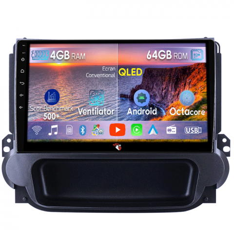 Malibu 2012-2015 - Navigatie dedicata Chevrolet Malibu 2012-2015, 4GB RAM 64GB ROM, Octacore, Android 13, Display QLED 9", DSP, Carplay, Android Auto, Internet, Youtube, Waze, WIFI, Bluetooth