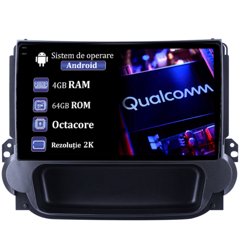 Malibu 2012-2015 - Navigatie dedicata Chevrolet Malibu 2012-2015, 4GB RAM 64GB ROM, Procesor Qualcomm Octacore, Android 14, Rezolutie 2K, Display QLED 9", DSP, Carplay&Android Auto, SIM 4G