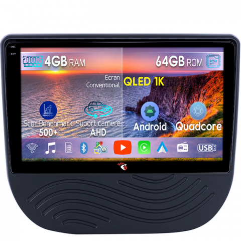 Malibu XL 2016-2018 - Navigatie dedicata Chevrolet Malibu XL 2016-2018, 4GB RAM 64GB ROM, Octacore, Android 14, Display QLED 1K 9", Carplay&Android Auto, SIM 4G, Ventilator Activ