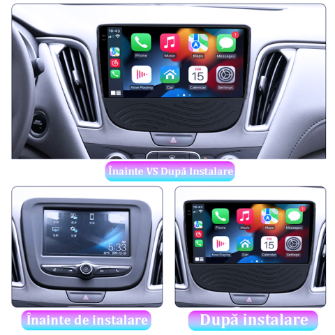 Navigatie dedicata Chevrolet Malibu XL 2016-2018, 4GB RAM 64GB ROM, Procesor Qualcomm Octacore, Android 14, Rezolutie 2K, Display QLED 9", DSP, Carplay&Android Auto, SIM 4G [6]