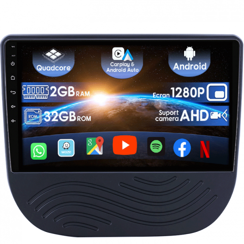 Chevrolet - (Resigilata) Navigatie dedicata Chevrolet Malibu XL 2016-2018, Android 13, Wireless Carplay si Android auto 2 GB RAM 32 ROM, Display IPS, 9 inch, Microfon Extern, Full HD