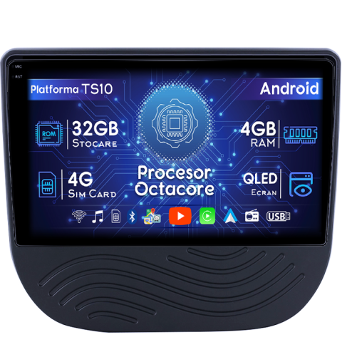 Malibu XL 2016-2018 - Navigatie dedicata Chevrolet Malibu XL 2016-2018, 4GB RAM 32GB ROM, Octacore, Android 14, Display QLED 1K 9", DSP, Carplay&Android Auto, SIM 4G, Bluetooth, Ventilator Activ