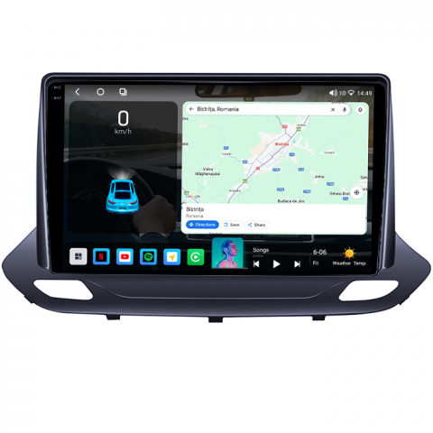 Navigatie dedicata Chevrolet Menlo 2020-2022, 4GB RAM 64GB ROM, Octacore, Android 14, Display QLED 1K 9", Carplay&Android Auto, SIM 4G, Ventilator Activ [1]
