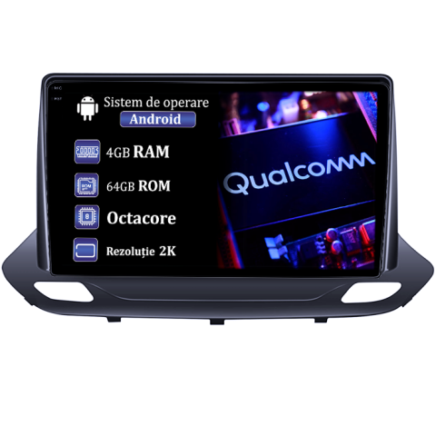 Menlo 2020 -2022 - Navigatie dedicata Chevrolet Menlo 2020-2022, 4GB RAM 64GB ROM, Procesor Qualcomm Octacore, Android 14, Rezolutie 2K, Display QLED 9", DSP, Carplay&Android Auto, SIM 4G