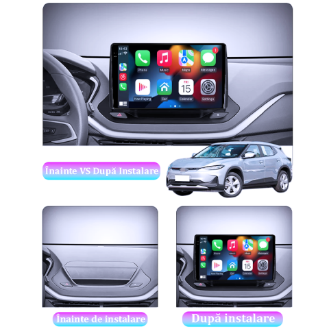 Navigatie dedicata Chevrolet Menlo 2020-2022, 4GB RAM 64GB ROM, Procesor Qualcomm Octacore, Android 14, Rezolutie 2K, Display QLED 9", DSP, Carplay&Android Auto, SIM 4G [6]