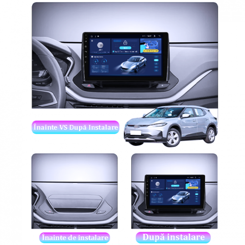 Navigatie dedicata Chevrolet Menlo 2020-2022, 8GB RAM 128GB ROM, Octacore, Platforma TS18, Android 13, Display QLED 9”, Suporta camera 360º, DSP, Carplay&Android Auto, SIM 4G, Ventilator Activ [4]